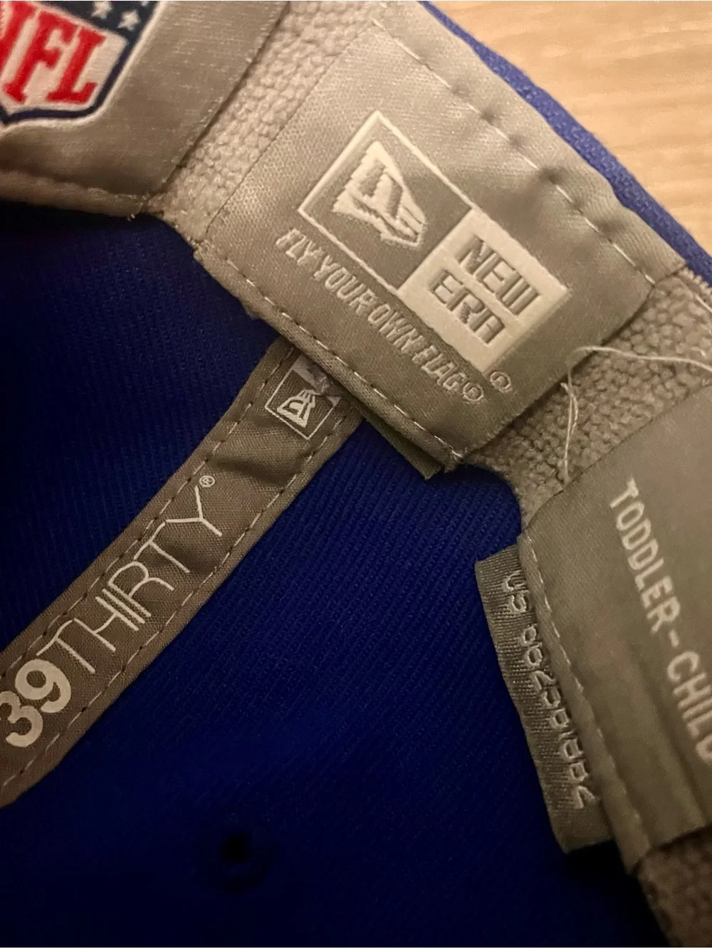 New Era Royal Blue and Gray NFL Toddler Cap